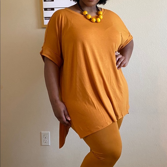 Ash Mustard Plus Size Set - Picture 3 of 4